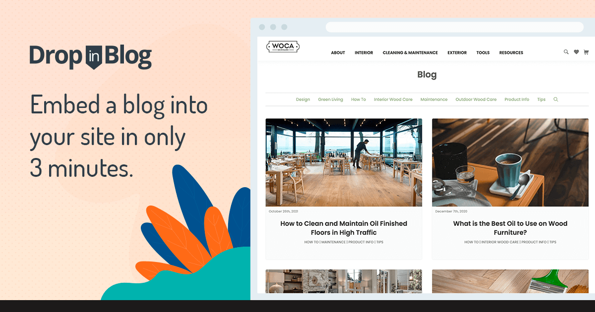 Embed a Blog into Your Website in 3 Minutes - DropInBlog