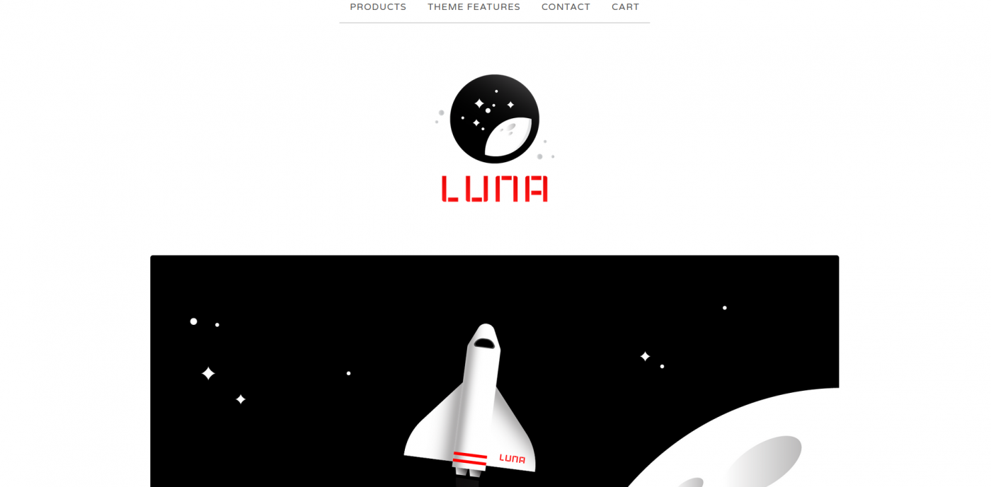 Big Cartel Themes - Luna theme